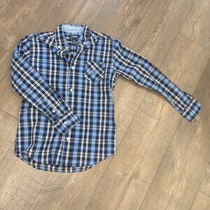 Chaps Plaid Boy's Button Down